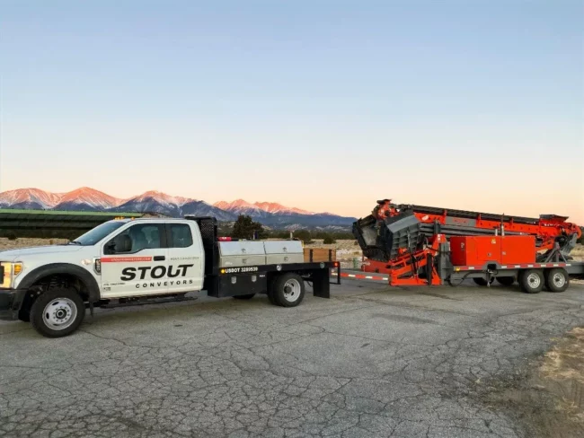 Towable Telescoping Conveyor