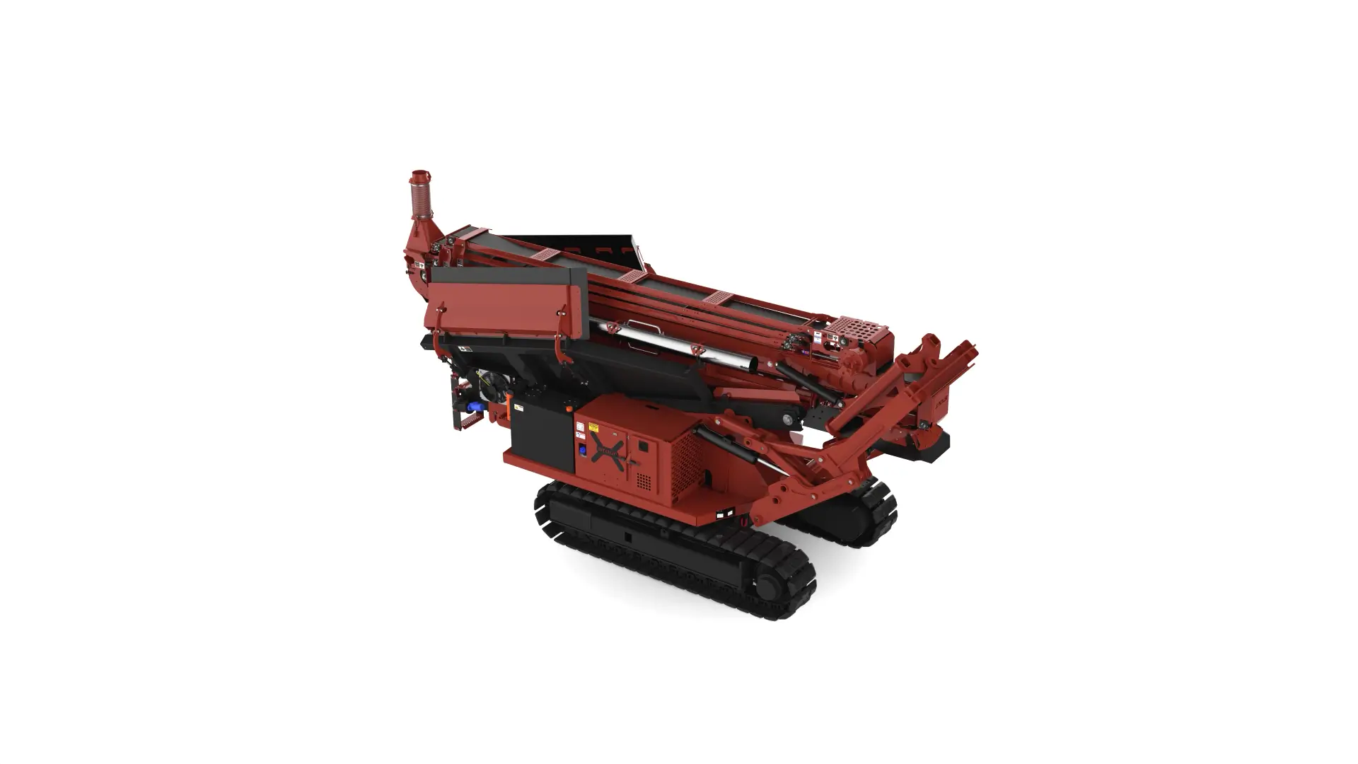 tx-50 track conveyor - right front view